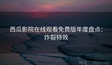 西瓜影院在线观看免费版年度盘点：炸裂特效